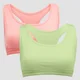 MP Essentials Bralette za ženske (2 paketa) Butterfly/Geranium Pink