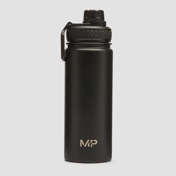 MP Srednja kovinska steklenička za vodo – črna – 500 ml