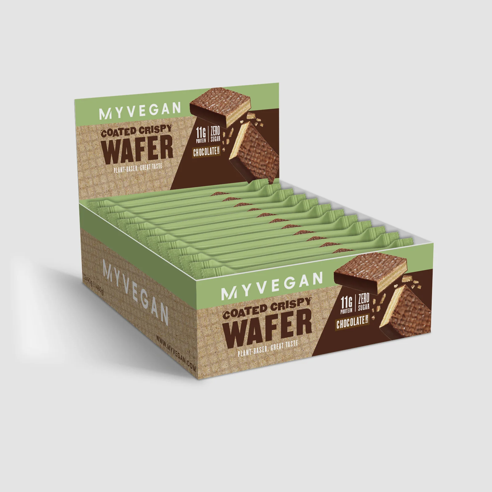 Vegan Coated Crispy Wafer - Cokolada Slika 1