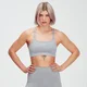 MP Ženski nedrček Jersey – melanž sive
