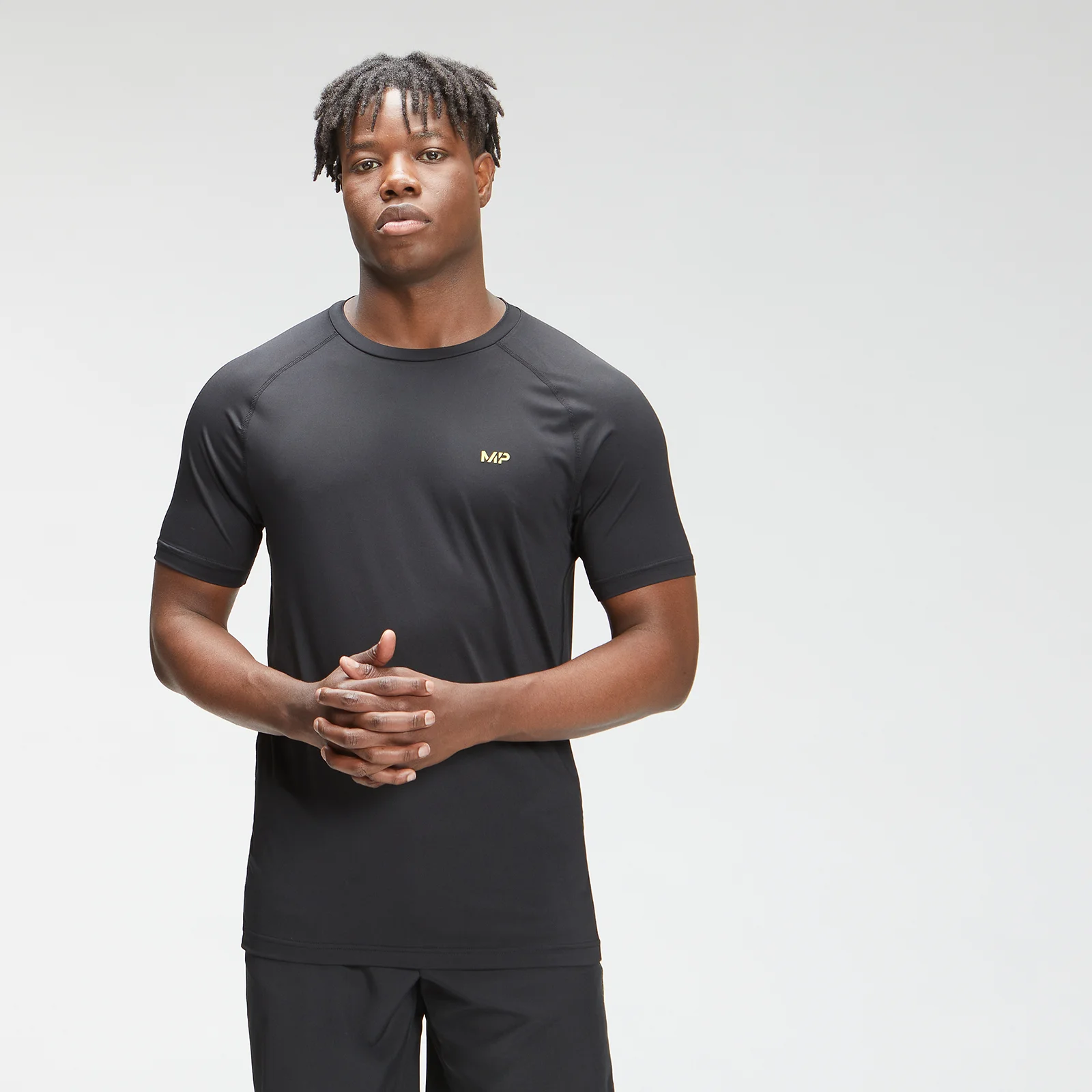 MP Men's Tempo Short Sleeve T-Shirt - Black - XXS Slika 1