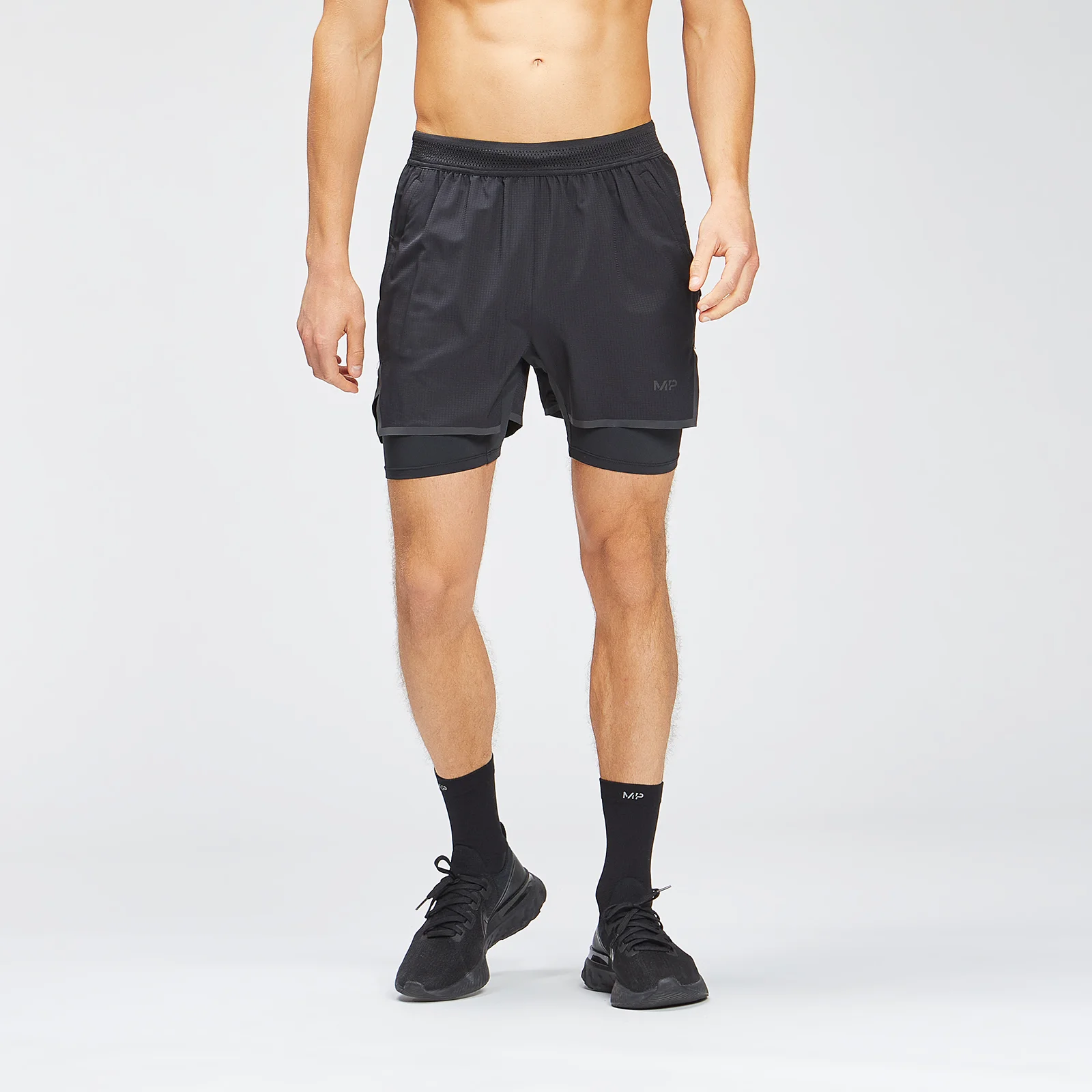 MP Men's Velocity 2 in 1 Shorts - Black - XXS Slika 1