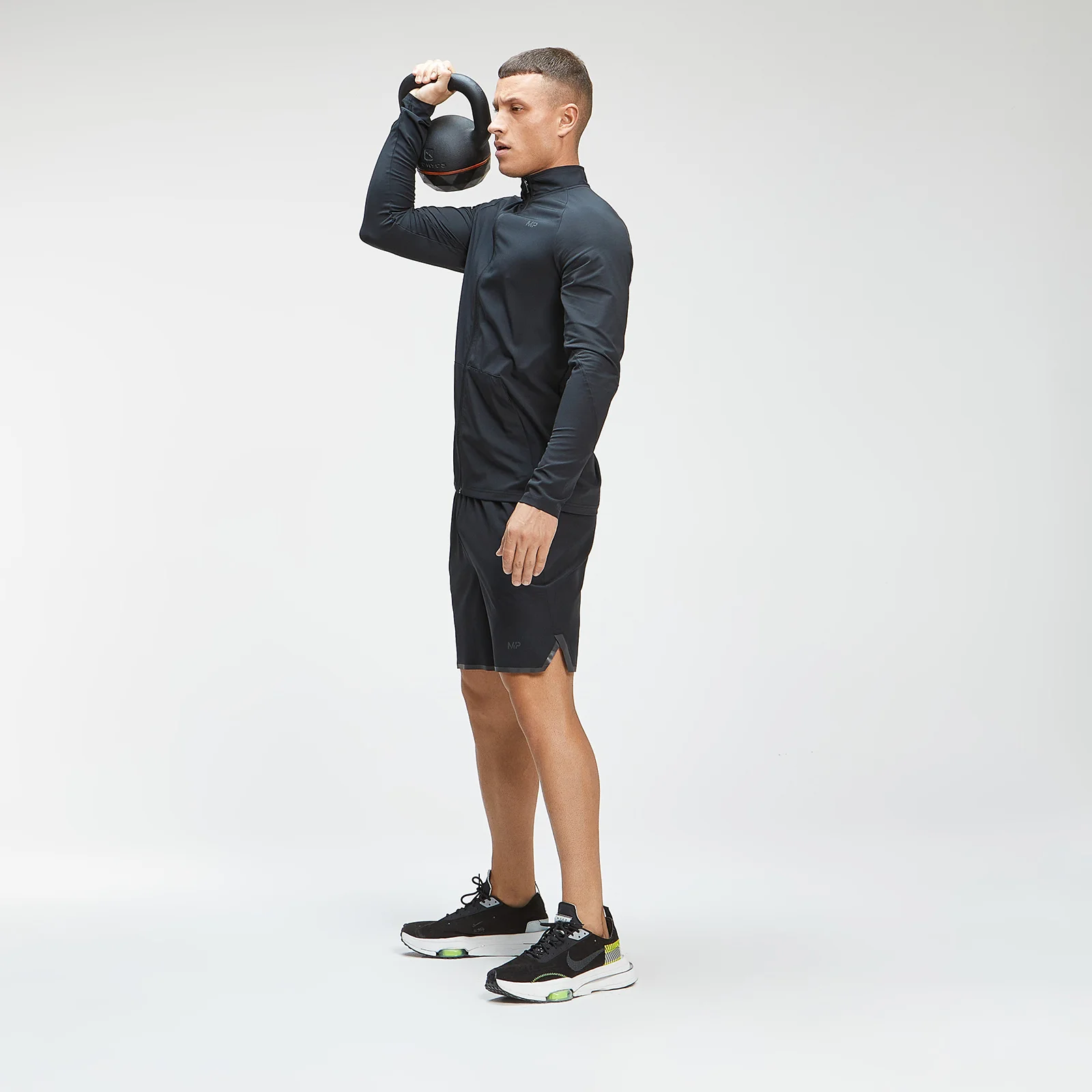 MP Moške kratke hlače Tempo – črne - XXS Slika 1