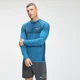 MP Moška majica z dolgimi rokavi Essential Seamless - Bright Blue Marl