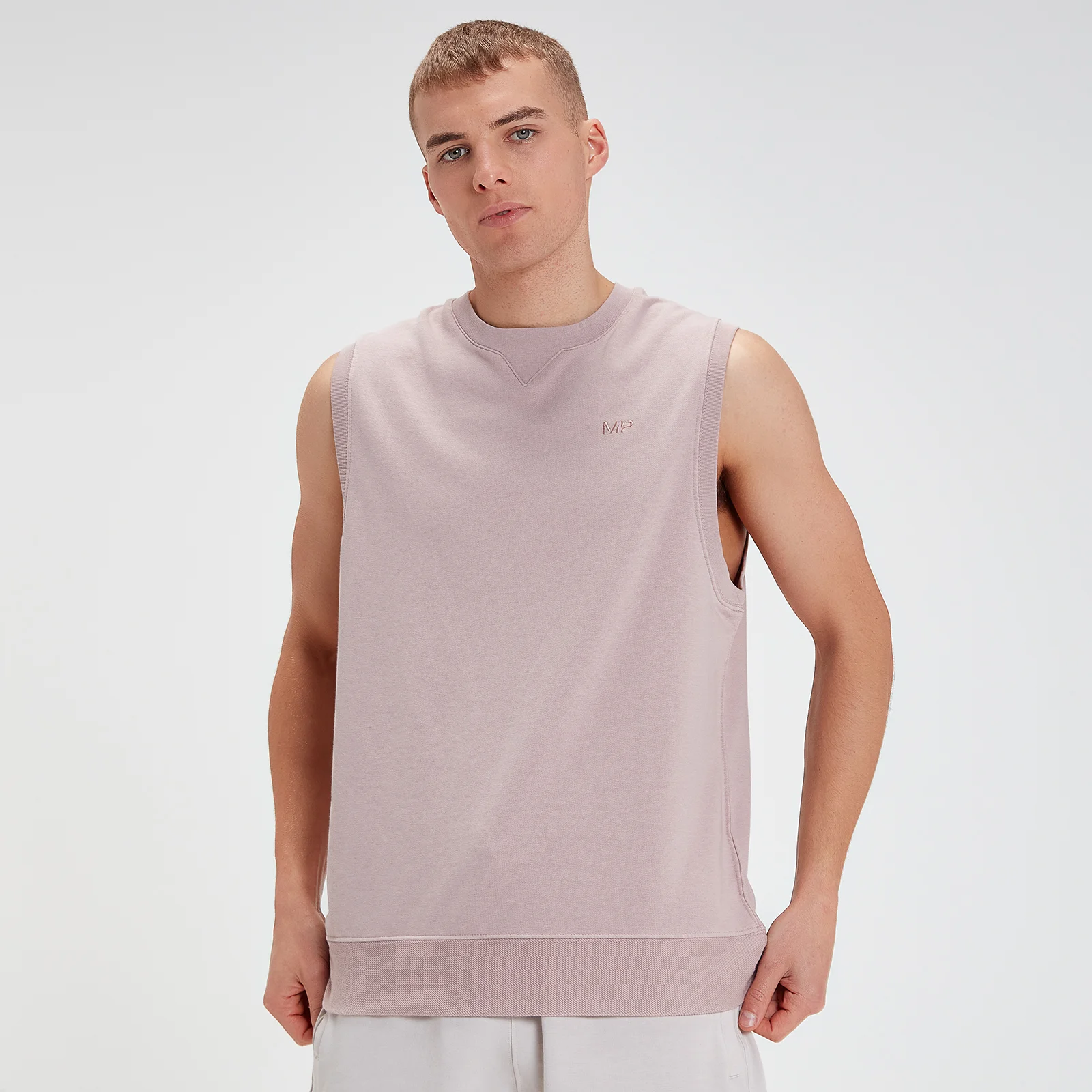 MP Moška majica brez rokavov Rest Day Tank Top – bledo rumena - XXS Slika 1