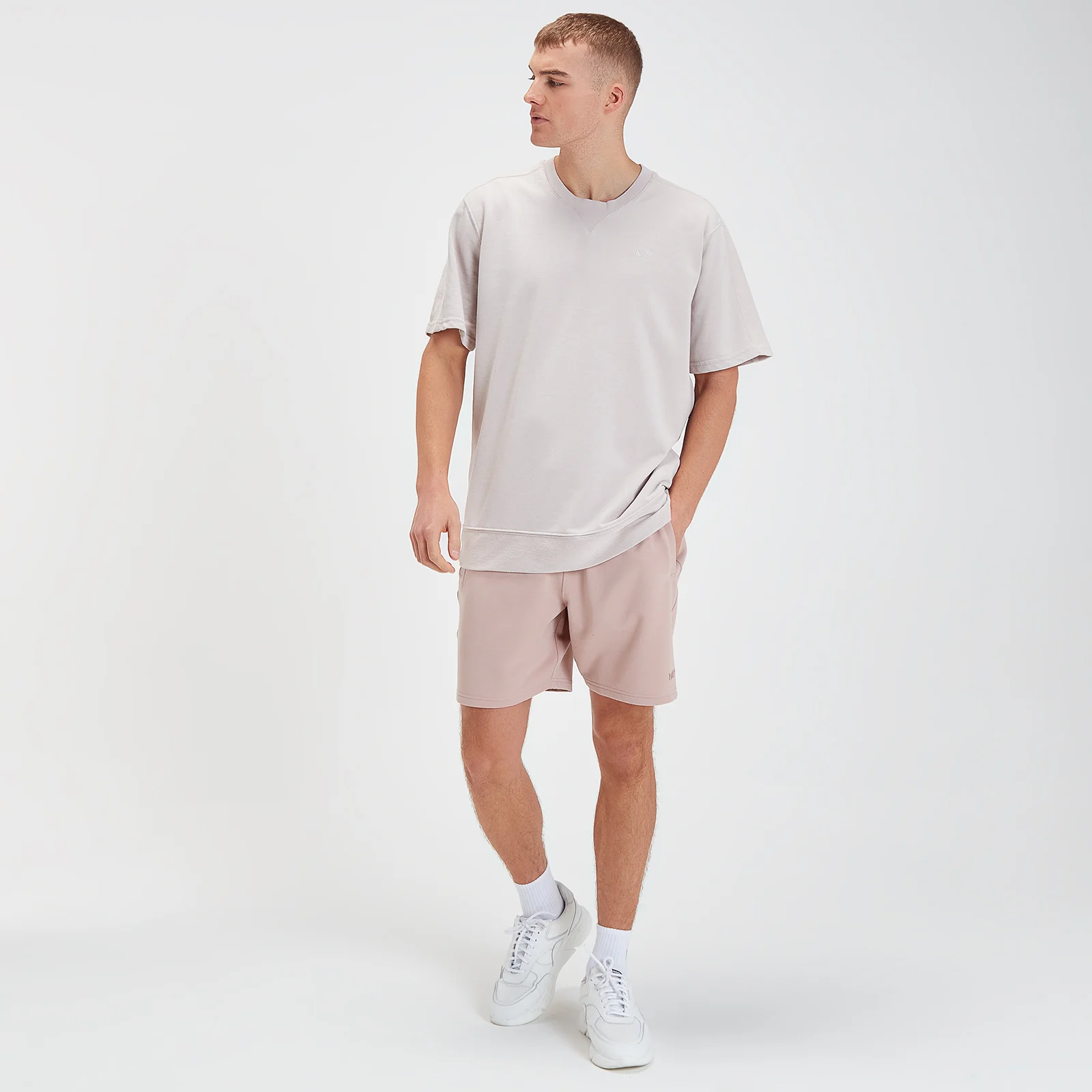 MP Moška majica s kratkimi rokavi Rest Day Short Sleeve T-Shirt – kostno siva - XXS Slika 1