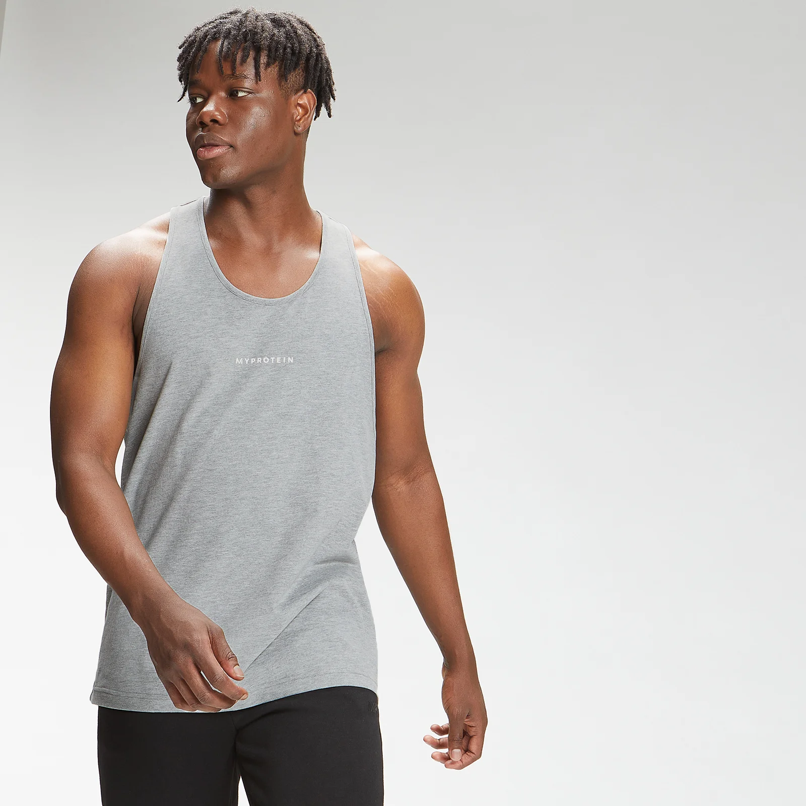 MP Moški telovnik Original Stringer Vest - Classic Grey Marl - XXS Slika 1
