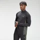 MP Moška majica Tempo 1/4 Zip Top – črna