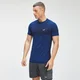 Moška majica s kratkimi rokavi MP Essential Seamless - Intense Blue Marl