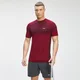 MP Moška majica s kratkimi rokavi Essential Seamless - Wine Marl