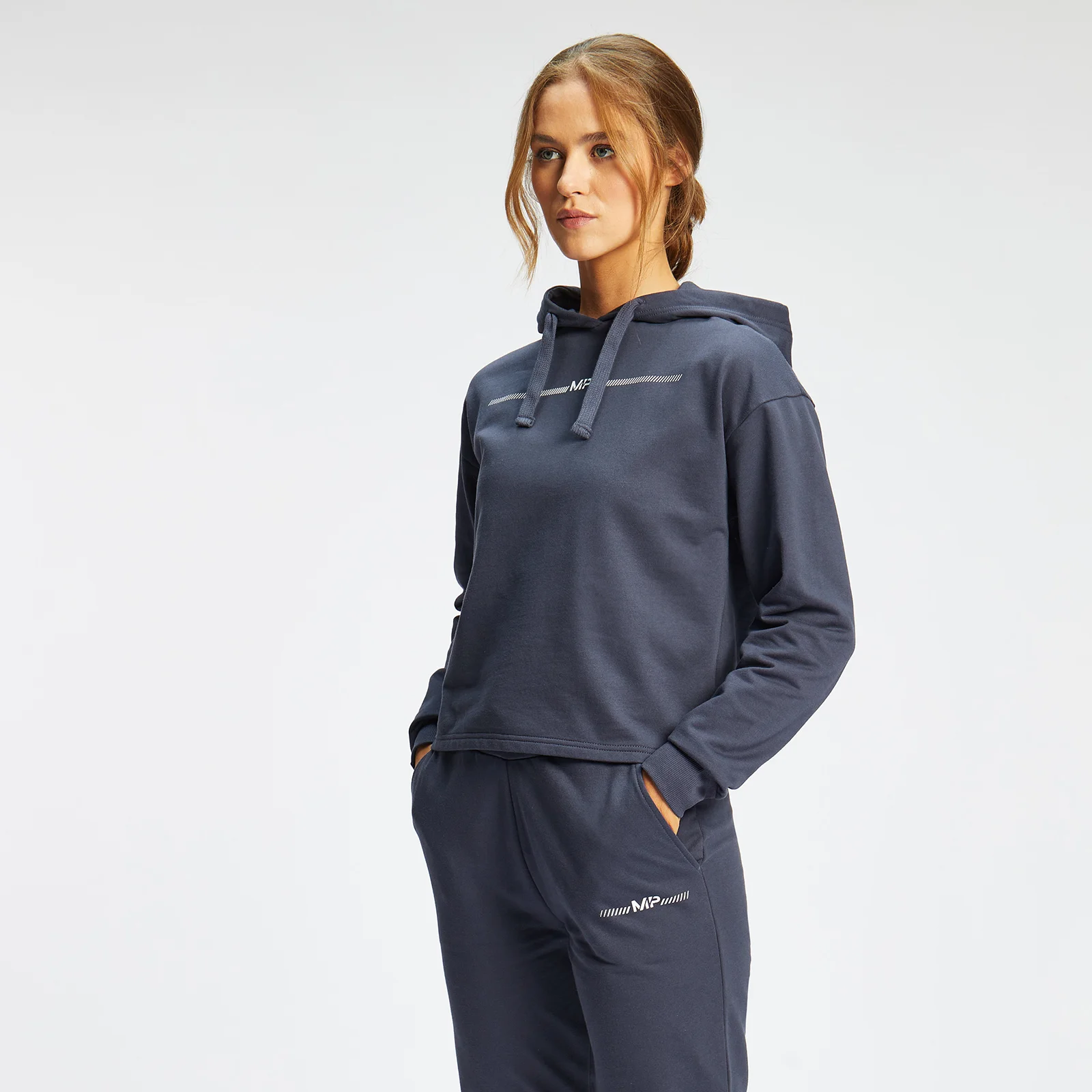MP Women's Mini Mark Graphic Hoodie - Graphite - XXS Slika 1