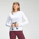 MP Ženska majica z dolgimi rokavi Power Ultra - White/Cloud