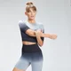 MP Ženski brezšivni zgornji del Velocity Crop Top - Black