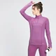 MP Ženska majica Power 1/4 Zip Top - Orchid