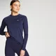 MP Ženski zgornji del z dolgimi rokavi Essentials Training Slim Fit - Navy