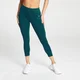 MP Ženske nogavice 3/4 Power Leggings - Deep Teal