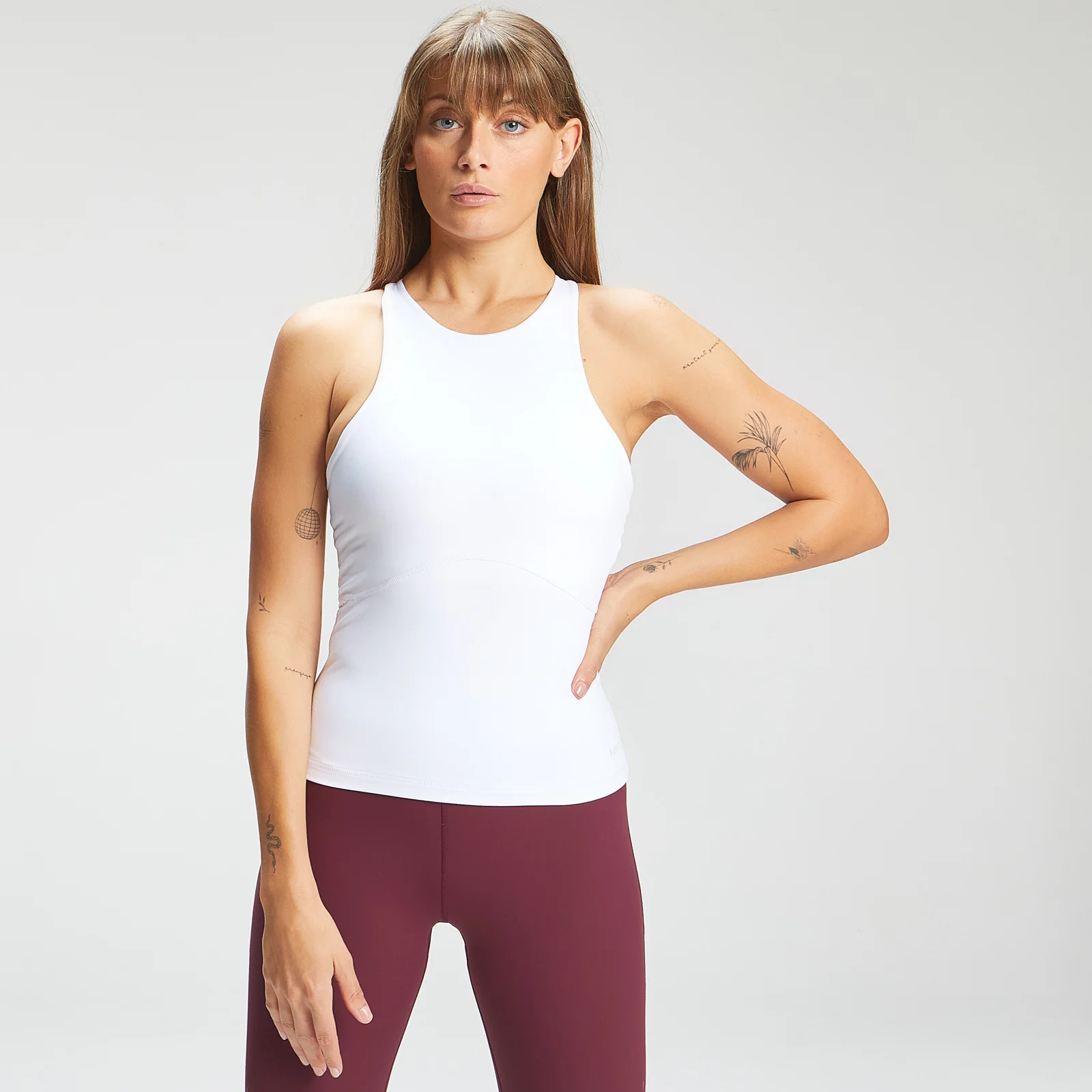 MP Ženski telovnik Power Ultra Fitted Vest - White - XXS Slika 1