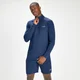 MP Moška majica Infinity Mark Graphic Training 1/4 Zip – intenzivno modra