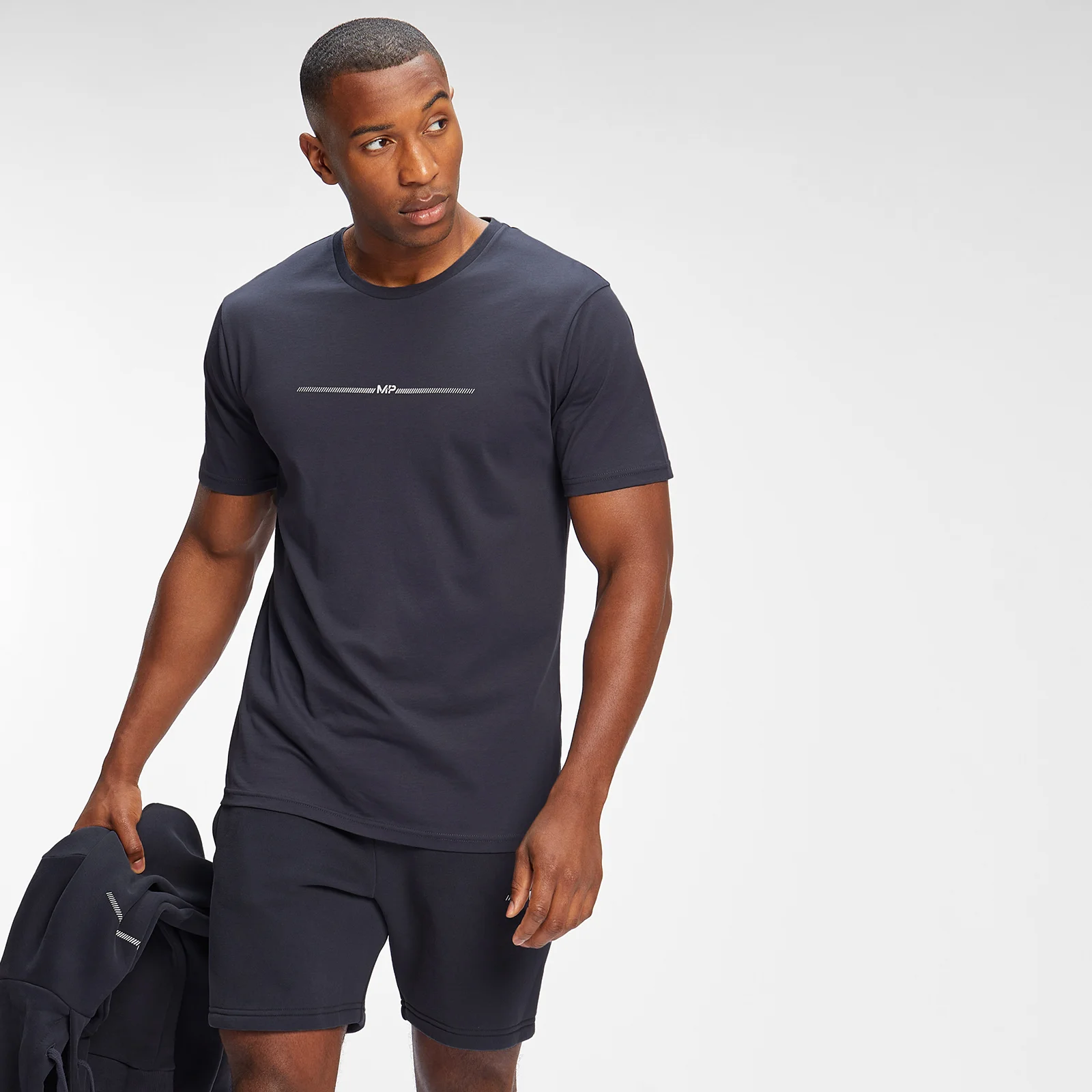 MP Men's Mini Mark Graphic Short Sleeve T-Shirt - Graphite - XXS Slika 1
