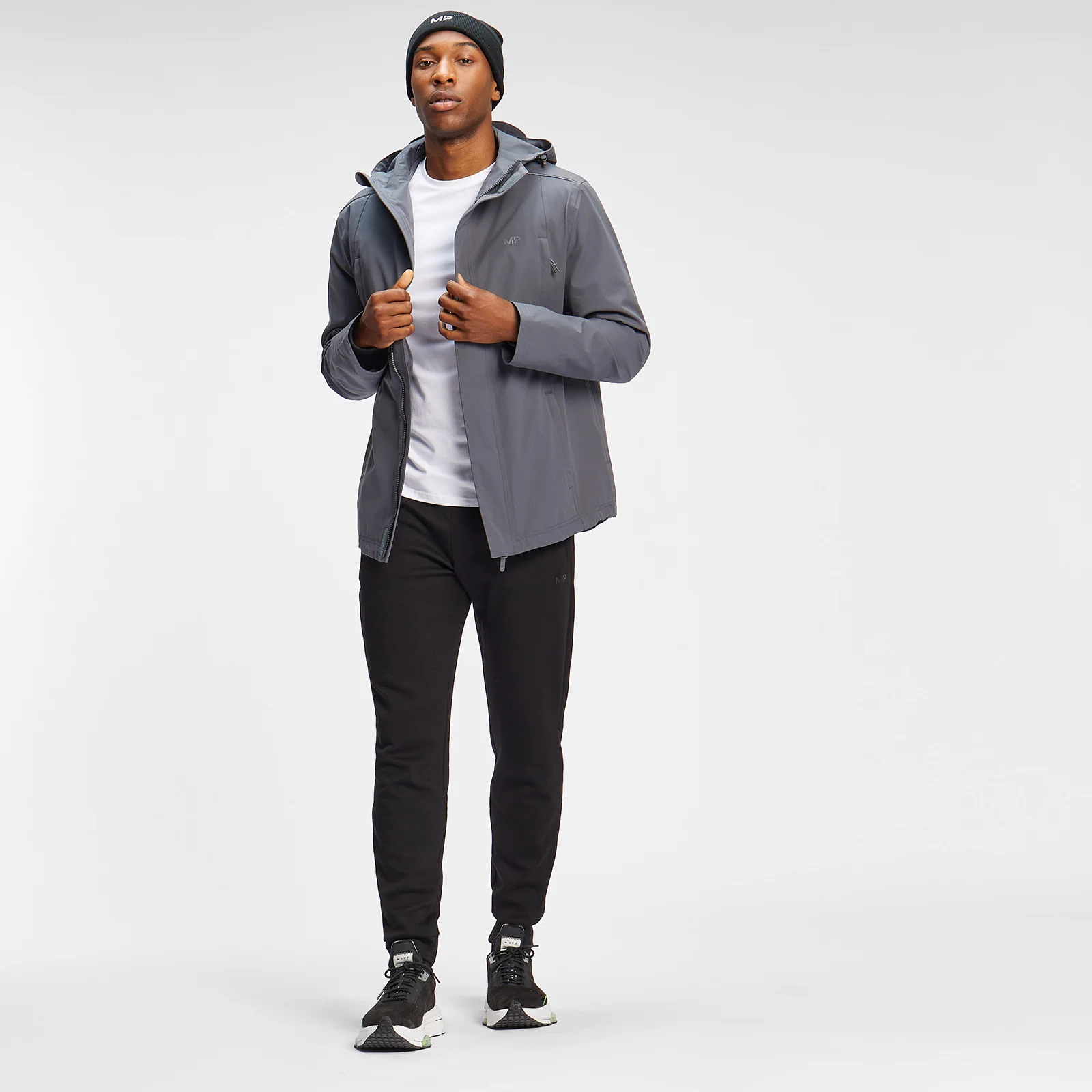 Moška vodoodporna jakna Commute MP – temno siva - XXS Slika 1