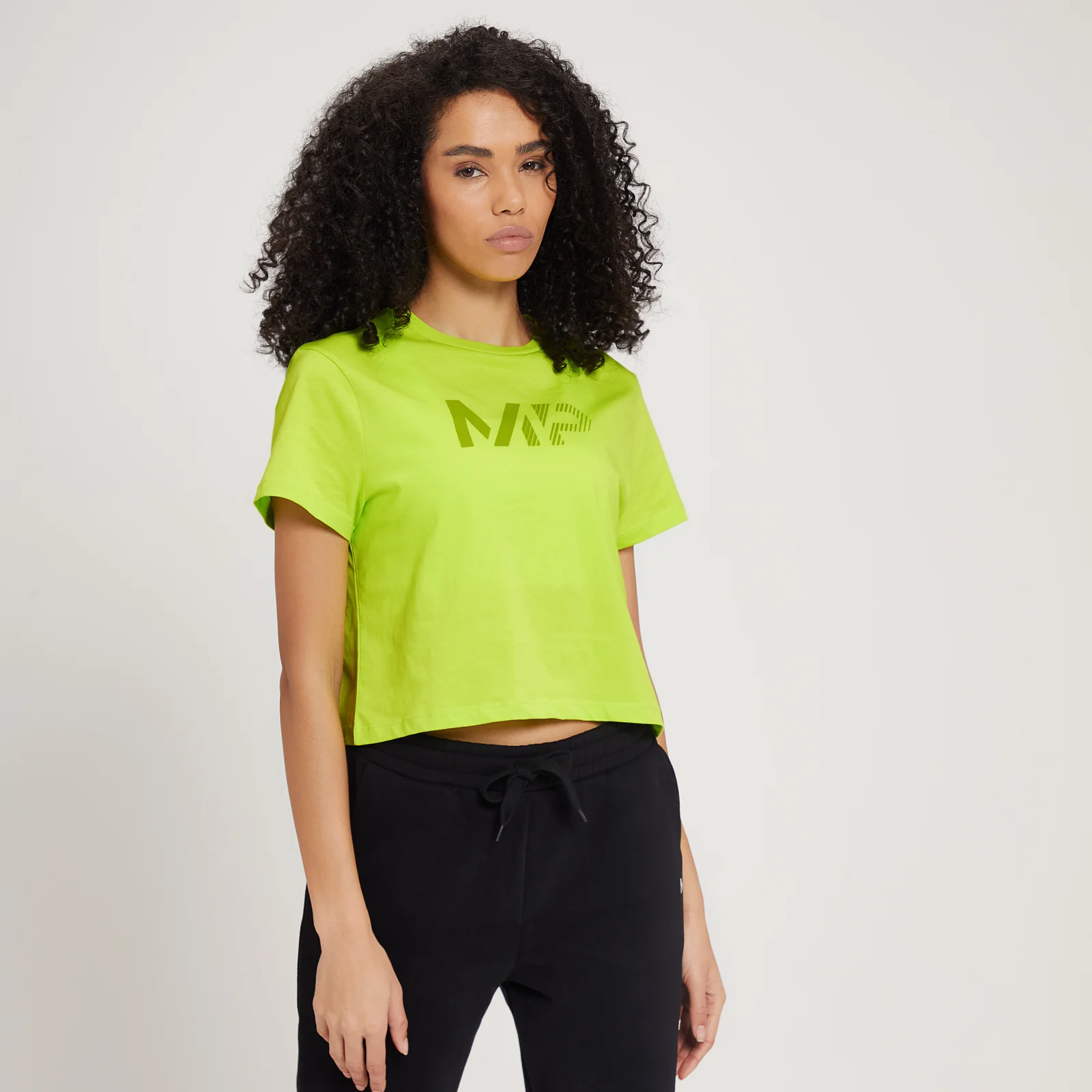 Ženska majica krajšega kroja MP Fade Graphic – limeta - XXS Slika 1