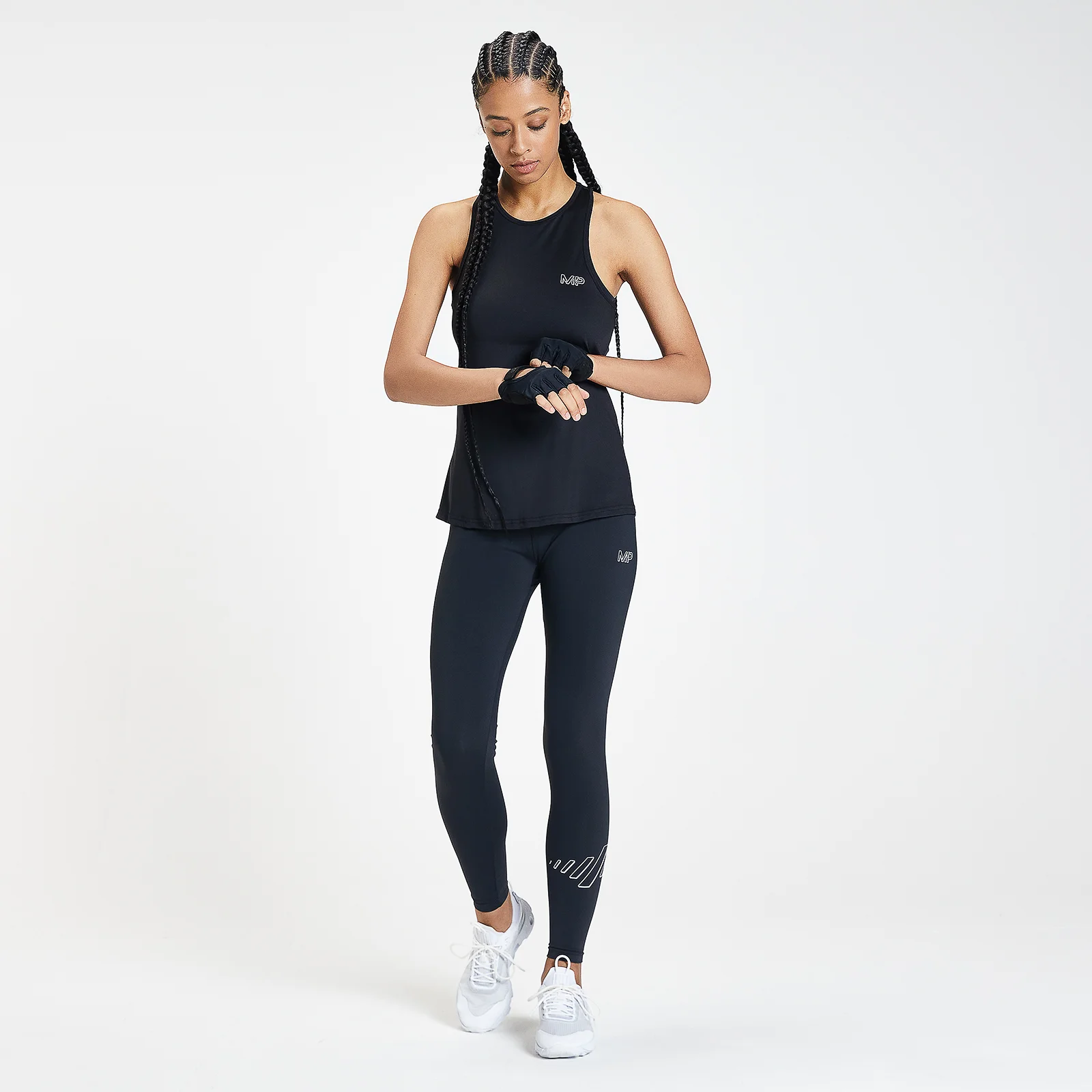 MP Ženski telovnik Infinity Mark Training Racer Back Vest – črn - XXS Slika 1