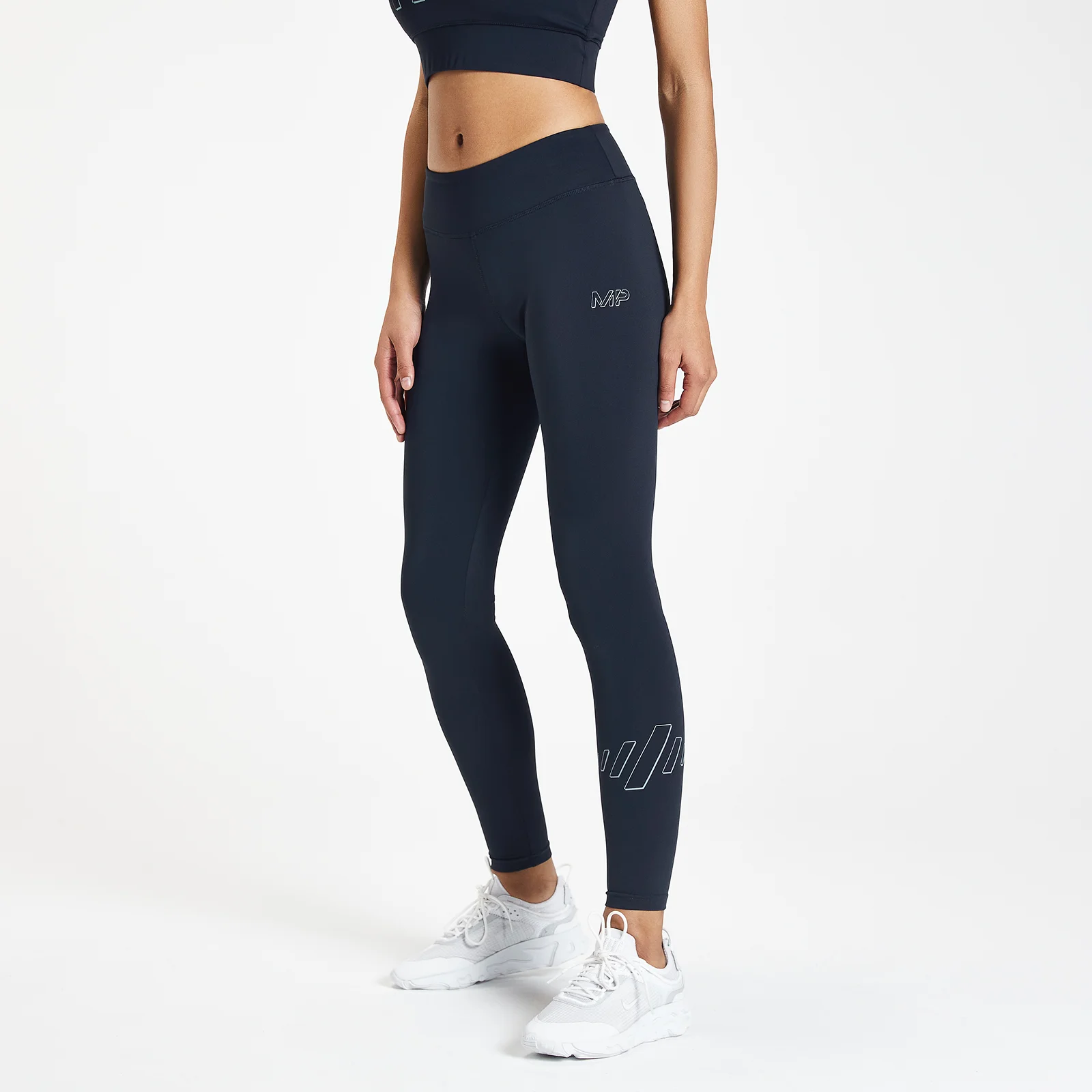 MP Ženske hlače za trening Infinity Mark Training Leggings – modrozelene - XXS Slika 1
