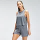 MP Ženski telovnik MP Repeat Mark Graphic Training Crop Vest - Carbon