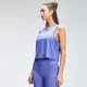 MP Ženski telovnik MP Repeat Mark Graphic Training Crop Vest - Bluebell