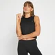 Ženski telovnik za trening MP Repeat Crop Vest - črn