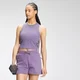 MP Ženska kratka rebrasta majica brez rokavov Rib – Smokey Purple