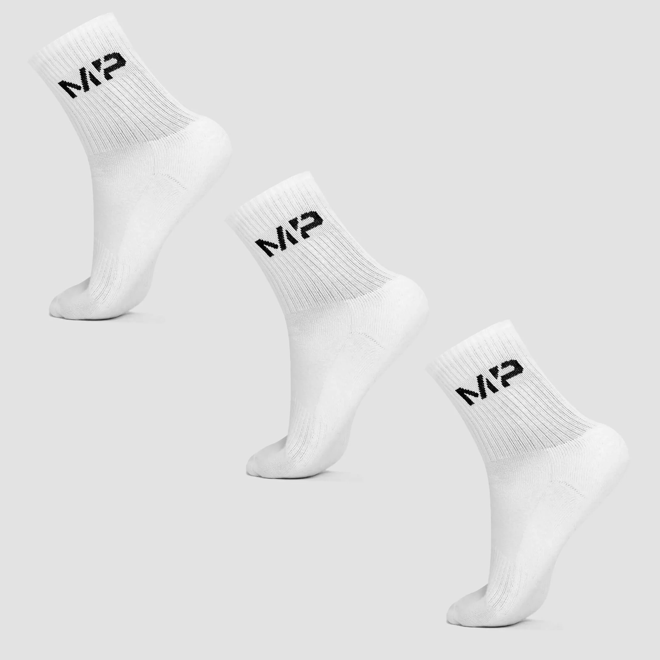 MP Women's Crew Socks (3 Pack) - White - UK 3-6 Slika 1