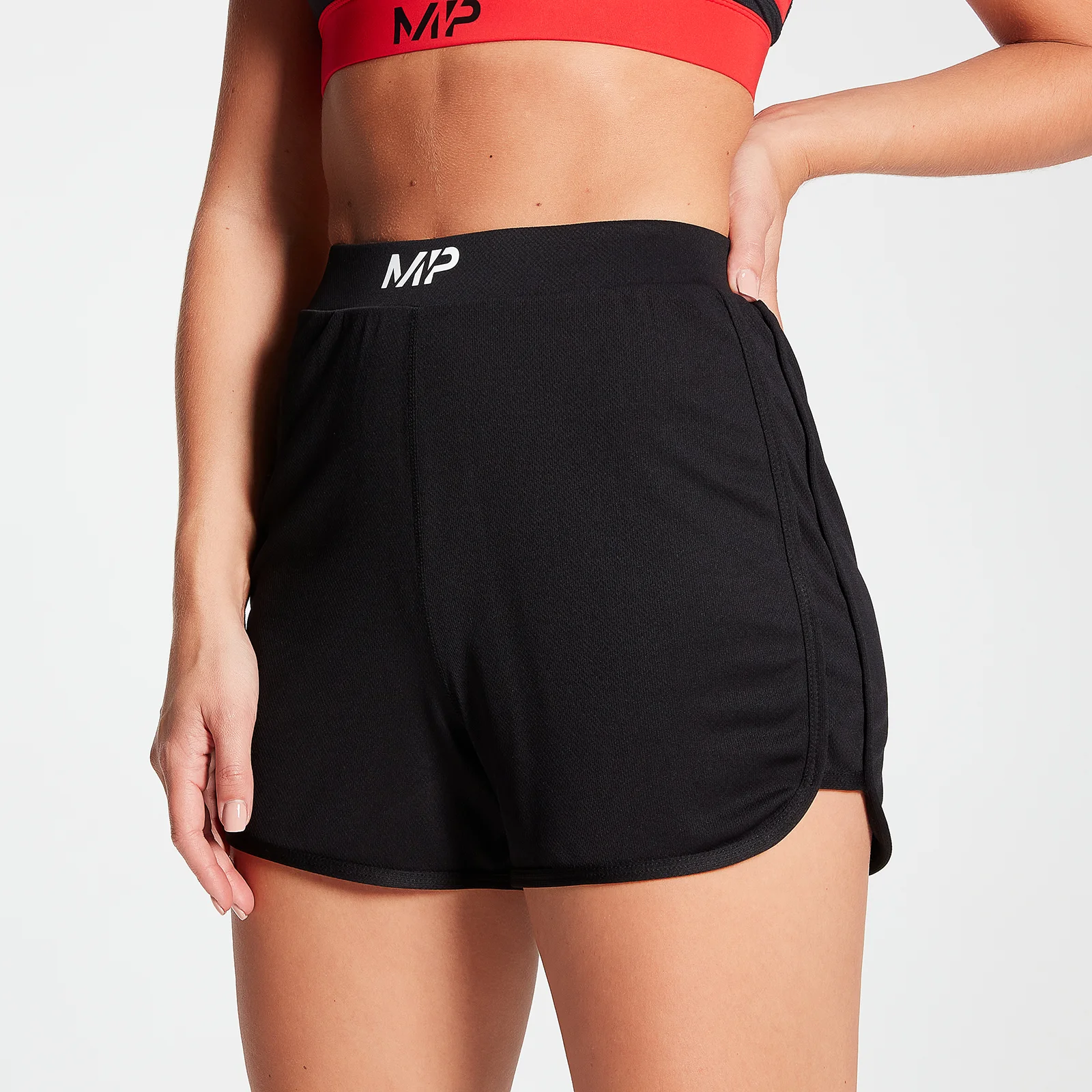 MP Ženske kratke hlače Engage Lightweight Jersey - Black - XXS Slika 1