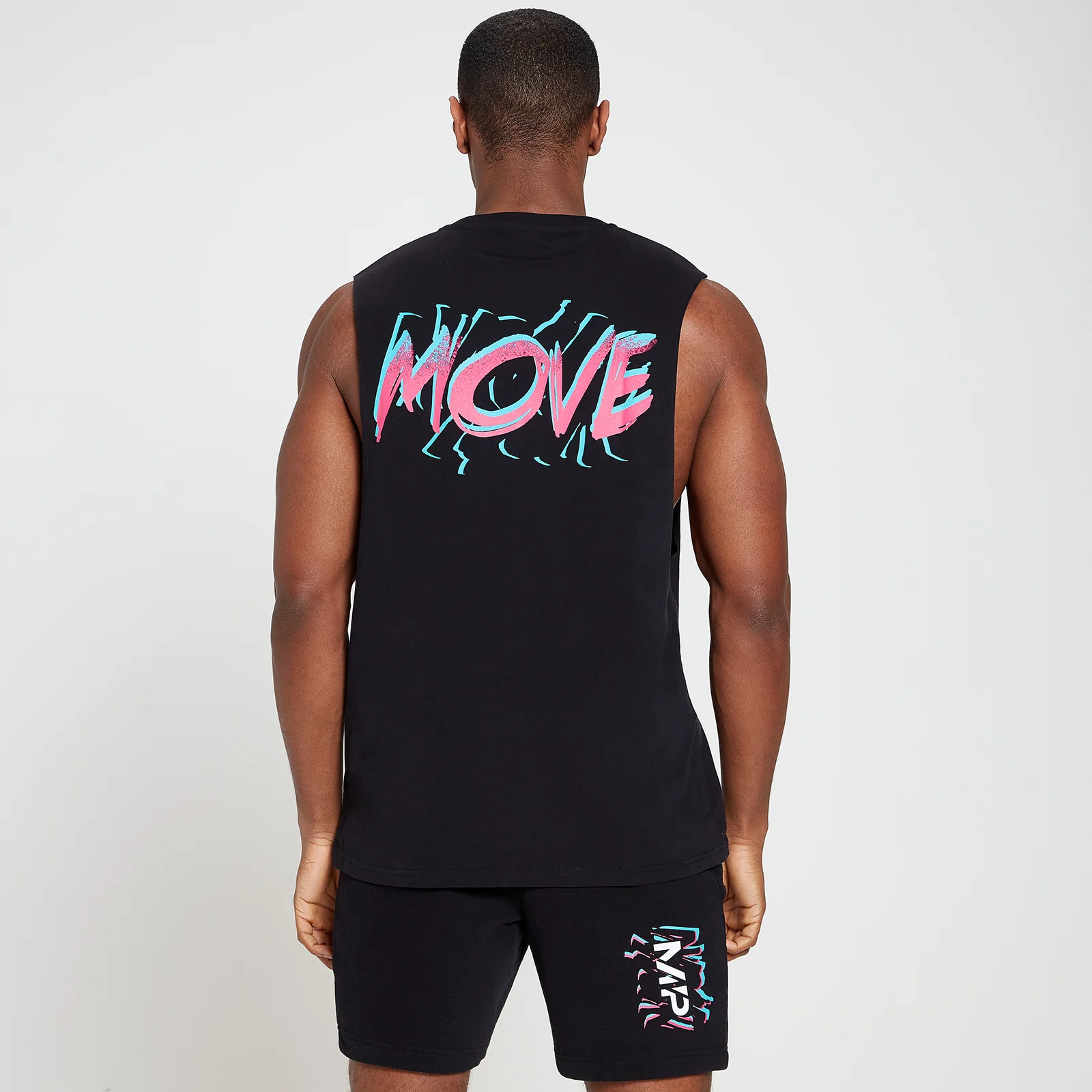 Moška majica brez rokavov MP Retro Drop Armhole Move – črna - XXS Slika 1