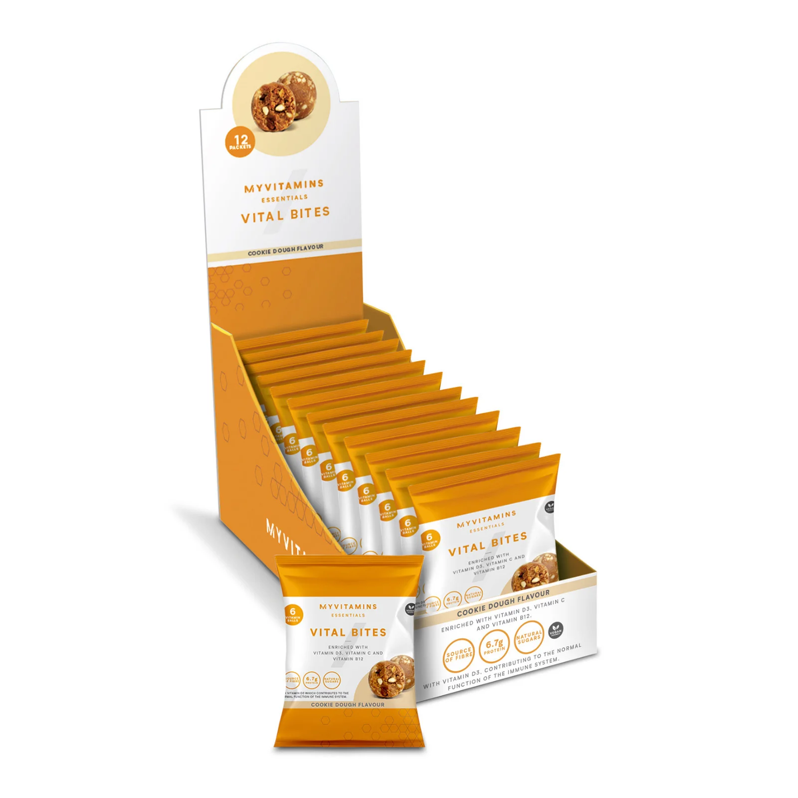 Vital Bites - 12 x 45g - Cookie Dough  Slika 1
