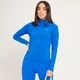 MP Ženski oprijeti zgornji del z zadrgo Training 1/4 Zip – true blue moder