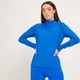 MP Ženski neoprijeti zgornji del z zadrgo Training 1/4 Zip – true blue moder