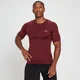 MP Moška majica s kratkimi rokavi Base Layer – merlot rdeča