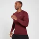 MP Moška majica z dolgimi rokavi Base Layer – merlot rdeča