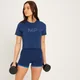 Ženska majica s kratkimi rokavi Adapt Crop Top MP - temno modra