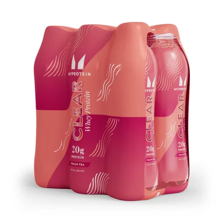 Beljakovinska voda Clear Protein Water – RTD (6 pločevink) - 6 Pack - Breskov čaj