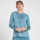 MP Ženska majica z dolgimi rokavi Velocity – stone blue modra