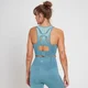 MP Ženski brezšivni športni nedrček Velocity Ultra – stone blue moder