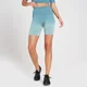 MP Ženske brezšivne kolesarske hlače Velocity Ultra – stone blue modre