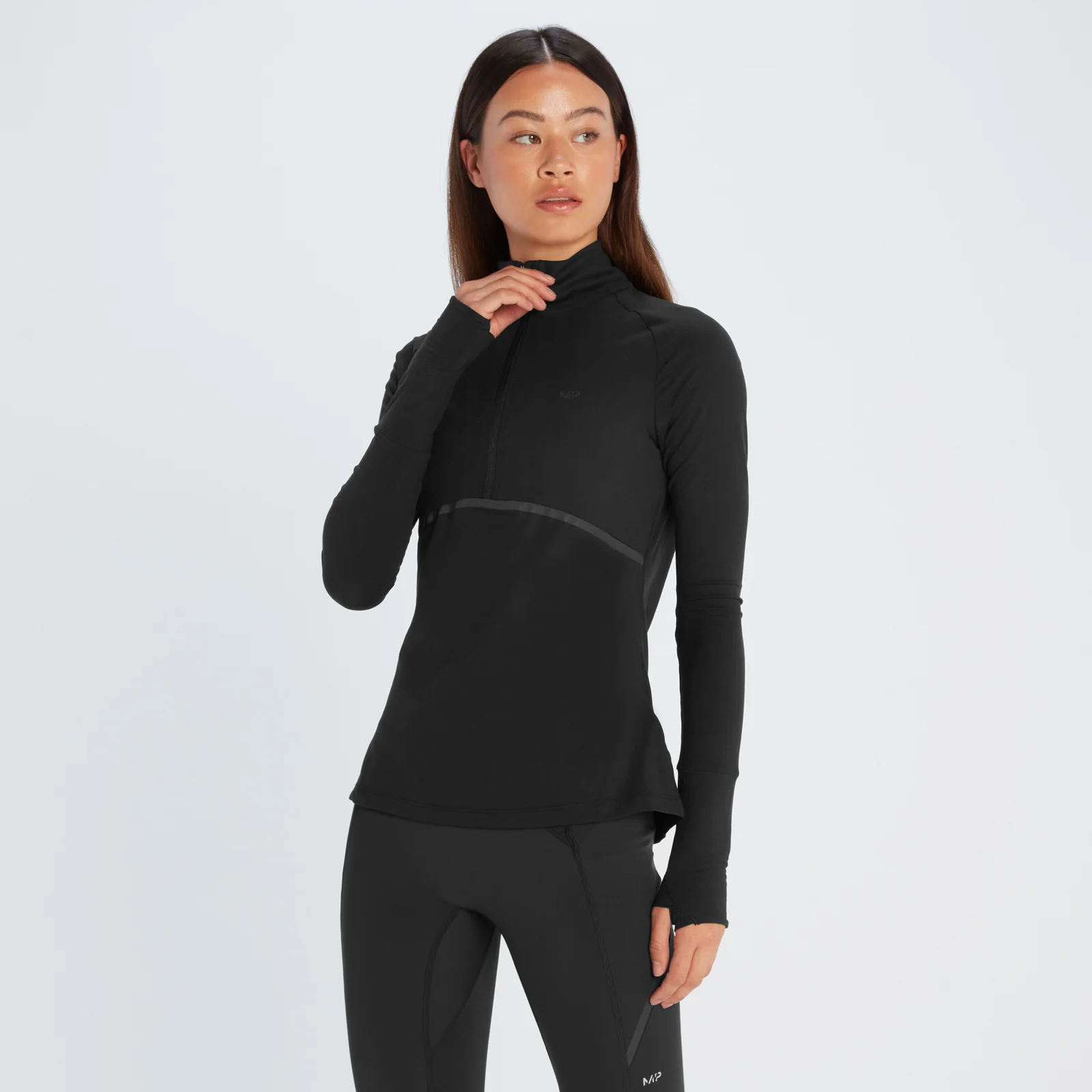MP Ženska majica Velocity Ultra 1/4 Zip Top – črna - XXS Slika 1