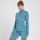 MP Ženska majica Velocity Ultra 1/4 Zip Top – stone blue moder
