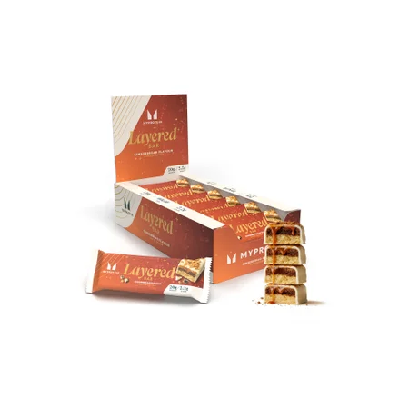 6 slojna beljakovinska ploščica - 12 x 60g - Gingerbread - Limited Edition