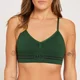 MP ženski brezšivni nedrček bralette - temno zelen