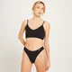 MP ženski brezšivni nedrček bralette Composure, z V-izrezom - črn