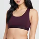 Ženski osnovni kosi, nedrček bralette - Grape